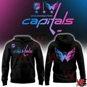 Washington Capitals cyberpunk hoodie front and back!