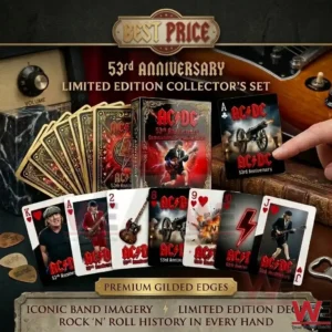 ACDC 53rd Anniversary Commemorative Playing Cards