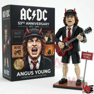 Angus Young brick set with guitar and display box!