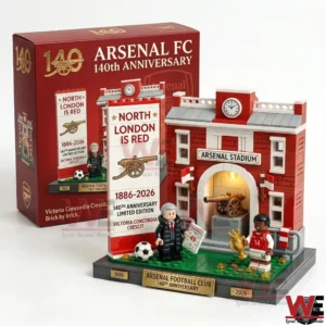 Arsenal anniversary brick set with stadium facade sign and figures!