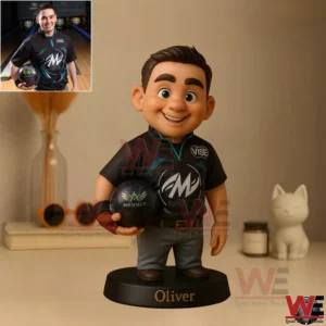 custom bowling photo pixar cartoon style resin figure img 4 B5Y6z