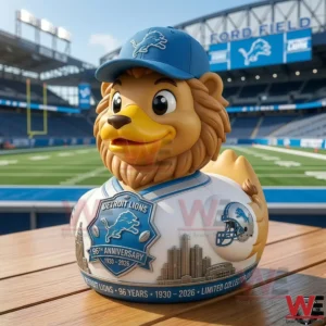 Detroit Lions anniversary duck at Ford Field!