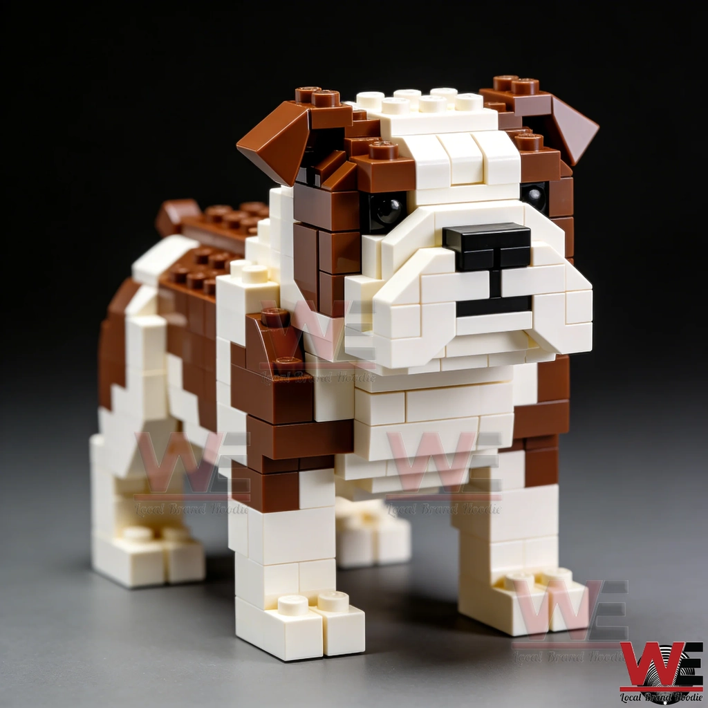 English Bulldog Brick Model Set 5 English Bulldog Brick Model Set - Image 5