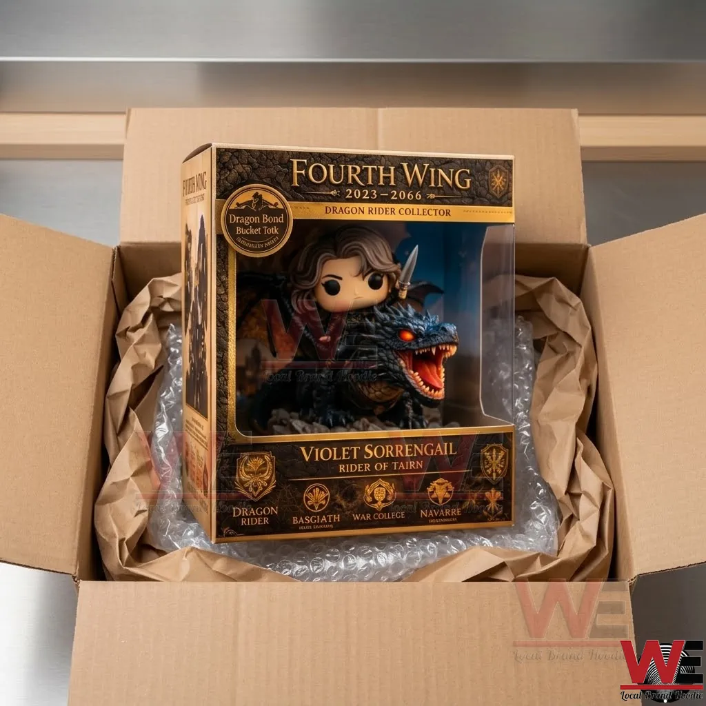 Fourth Wing Violet Sorrengail Pop Figure Doll 2 A Fourth Wing character vinyl figure box packaged for shipping with protective materials!