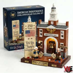 Independence Hall anniversary building set with box!