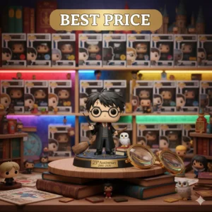 Anniversary Harry Potter figure in a collector shop display!