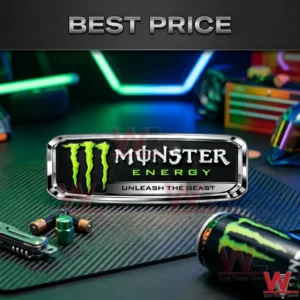Monster Energy Car Name Badge