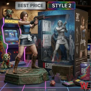 Jill Valentine scale figure from Resident Evil with collector display box!