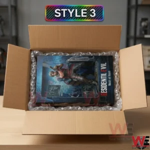 Leon S Kennedy anniversary box being packed for shipment!