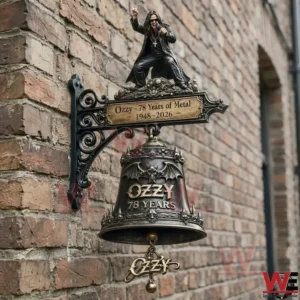 Ozzy 78 Years of Metal Wall Bell