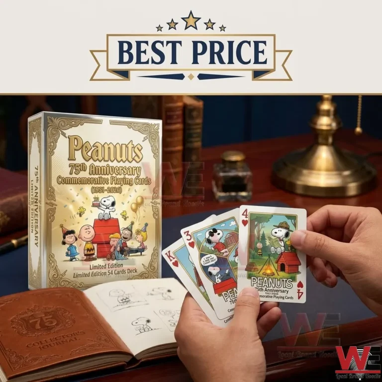 Peanuts Gang 75th Anniversary Premium Playing Cards - WeLocalBrandHoodie
