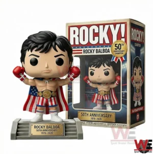 Rocky Balboa anniversary collector figure with display box!