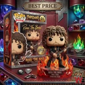Manowar Ross The Boss figure with star guitar.
