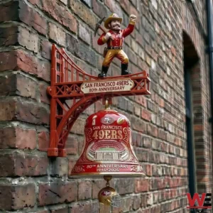 San Francisco 49ers 80th Anniversary Commemorative Heritage Wall Bell