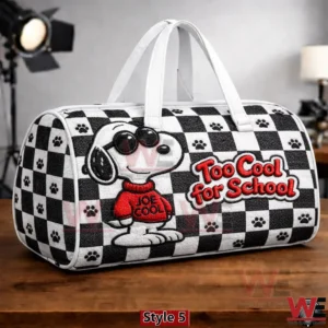 snoopy quilted duffle bag img 4 wb0b0