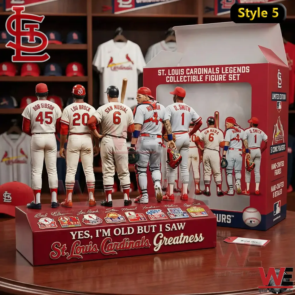 St. Louis Cardinals Legends Collector Statue Display 5 St. Louis Cardinals Legends Collector Statue Display - Image 5