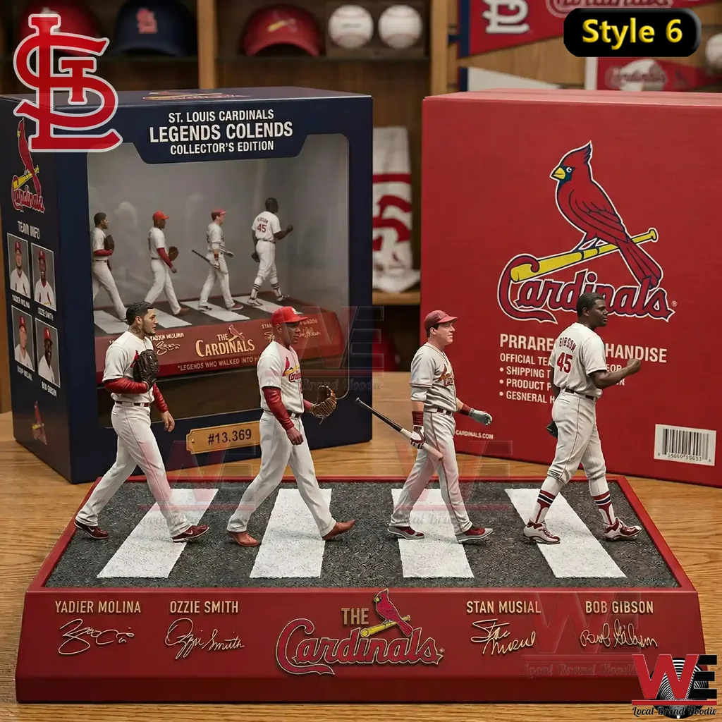 St. Louis Cardinals Legends Collector Statue Display 6 St. Louis Cardinals Legends Collector Statue Display - Image 6
