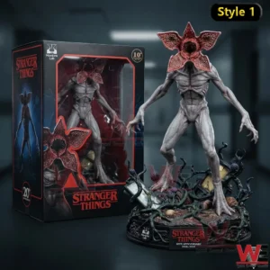 Demogorgon collector statue with Stranger Things display box!