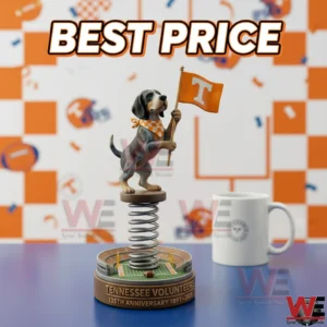 Tennessee Volunteers dog mascot bobblehead in a product display!
