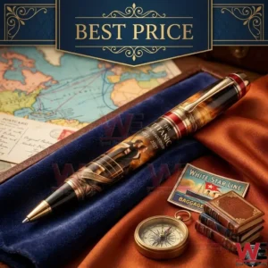Collector pen for the Titanic 30th anniversary with movie artwork and vintage nautical accessories.