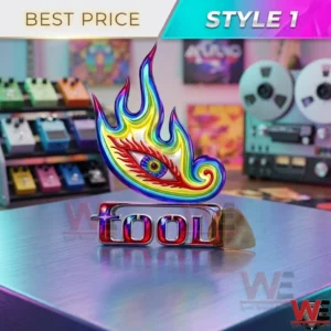 Psychedelic eye metal sign for Tool Edition.