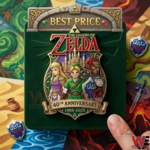 Zelda 40th Anniversary Emblem Badge