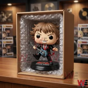 ACDC 53rd Anniversary Electricity Devil Angus Young POP! Vinyl Figure 5 Small vinyl rock musician figure packed in a cardboard box with bubble wrap!