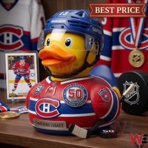 Hockey duck toy on a table!