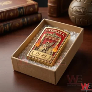 Gold Liverpool lighter in a shipping box!