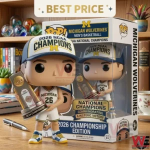Michigan wolverines championship figure with retail packaging!