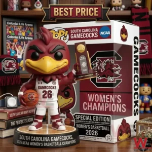 South carolina gamecocks championship mascot figure with box!