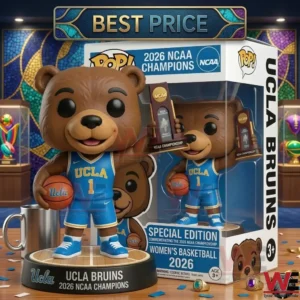 Ucla bruins ncaa championship mascot figure with retail packaging!