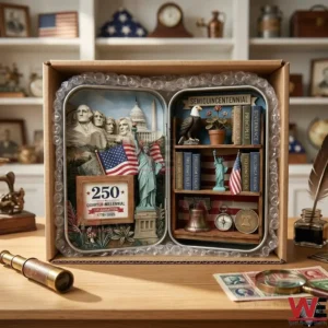 Collector metal case with historical miniatures packed in a shipping box!