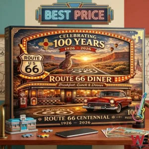 U.S. Route 66 Centennial Edition 1000-Piece Jigsaw Puzzle