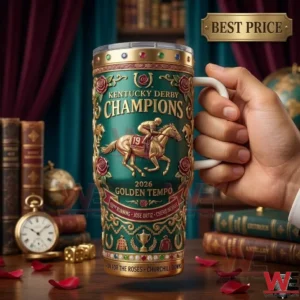 Kentucky Derby 2026 Golden Tempo commemorative tumbler cup