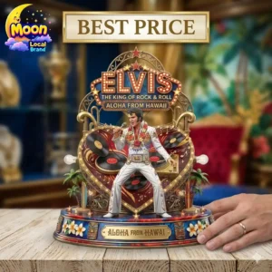 Elvis Presley Aloha from Hawaii commemorative musical collectible display piece