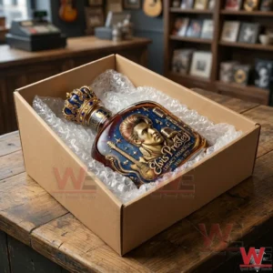 Elvis Presley The King Whiskey Bottle 5 Elvis Presley bottle packed for shipping!