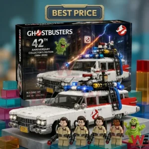 Ghostbusters Ecto-1 building set with minifigures