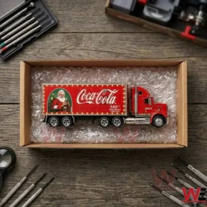 Die-cast Coca-Cola 140th anniversary collector truck in box