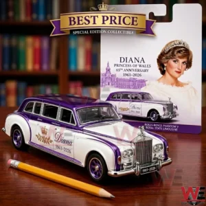 Die-cast Rolls-Royce Phantom V commemorative model dedicated to Princess Diana