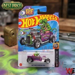 Rat Fink's Kustom Rod Hot Wheels die-cast toy in original packaging