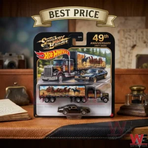 Hot Wheels Smokey and the Bandit 49th Anniversary die-cast truck and car set