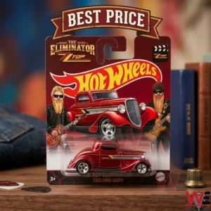 Hot Wheels ZZ Top Eliminator 1933 Ford Coupe die-cast car in original packaging