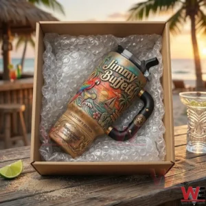 Jimmy Buffett Margaritaville Parrothead 40oz Tumbler 4 Jimmy Buffett Margaritaville collector edition travel mug in gift box