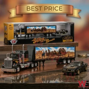 M2 Machines Smokey and the Bandit Kenworth truck and Pontiac Trans Am model set