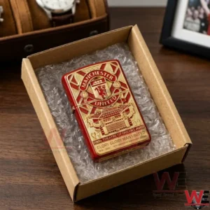 Manchester United commemorative 145th anniversary metal lighter in gift box