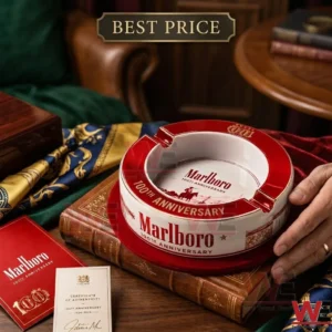 Marlboro 100th anniversary ceramic ashtray with vintage branding