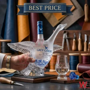 NEW Grey Goose Vodka 30th Anniversary 1996-2026 Glass Bottle 8 Limited edition Grey Goose 30th Anniversary vodka bottle shaped like a flying goose
