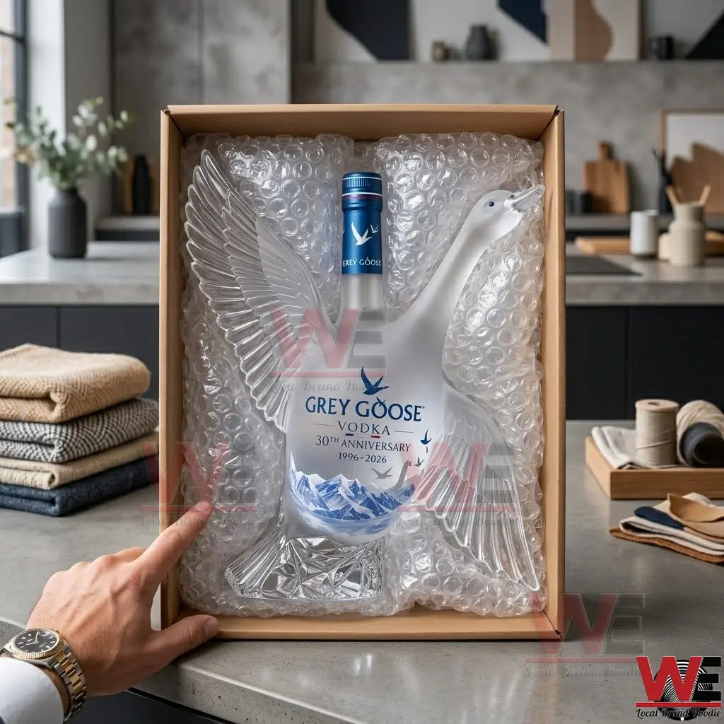 NEW Grey Goose Vodka 30th Anniversary 1996-2026 Glass Bottle 5 Grey Goose 30th Anniversary limited edition vodka bottle in packaging