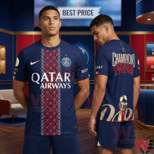 Paris Saint-Germain commemorative championship soccer jersey